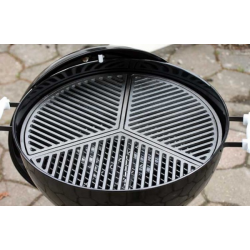3 delt støbejernsrist rist til alle 57/58cm grills