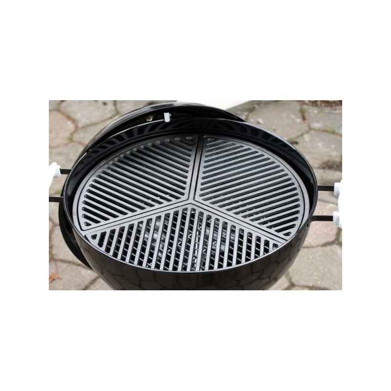 3 delt støbejernsrist rist til alle 57/58cm grills