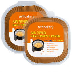 Airfryer papirform 23x23cm. 100 stk.