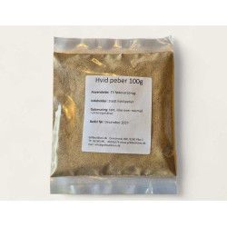 Hvid peber stødt 100g