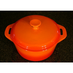 Rund emalje-gryde 4,8L